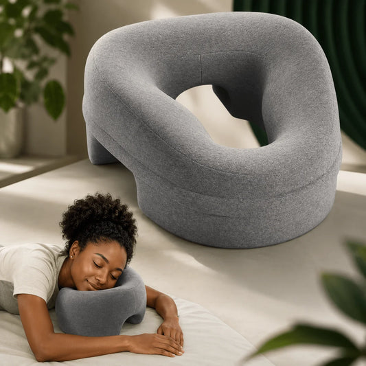 Prone Face Pillow Memory Foam Round Face Opening