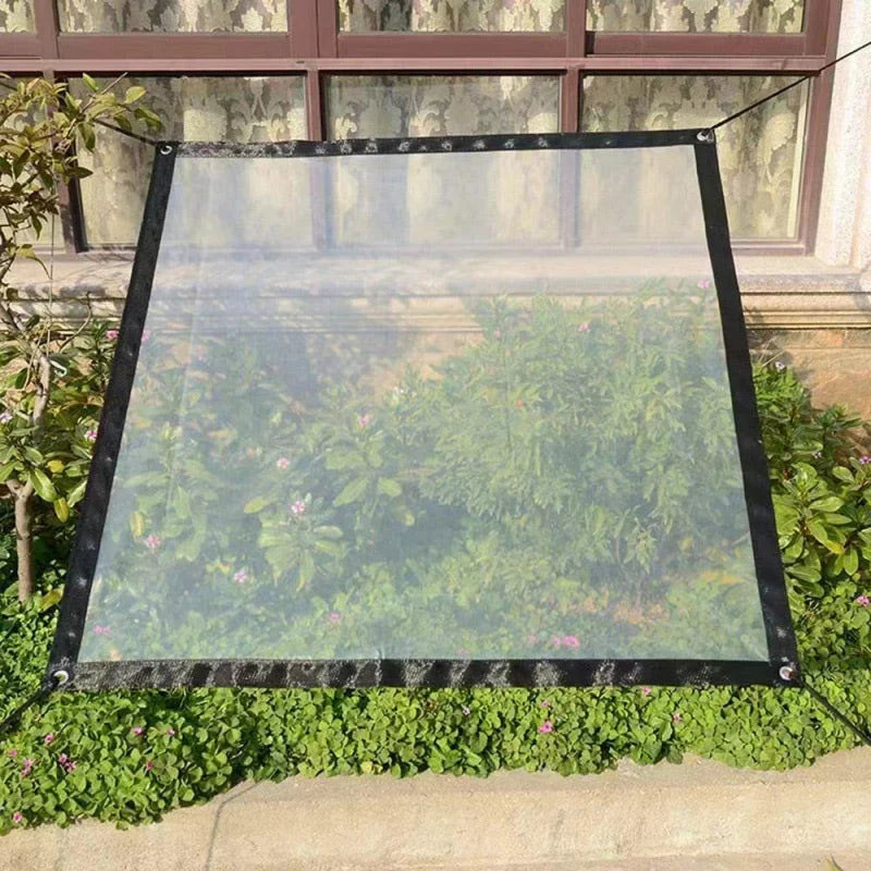 Protective Tarp Clear Weather-Resistant Light-Transmitting PE