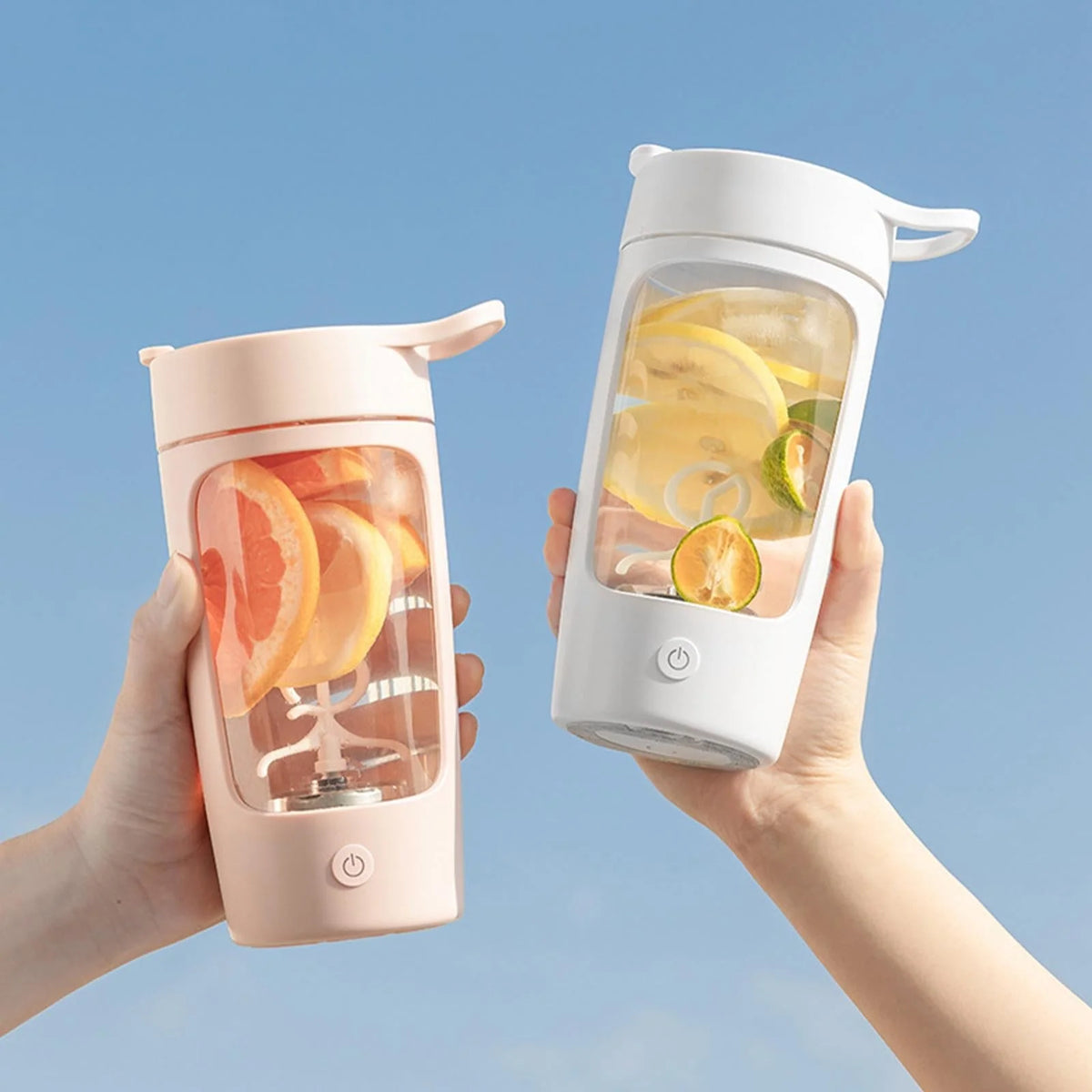 Protein Shaker Bottle Electric Self-Mixing Leakproof 22 Oz