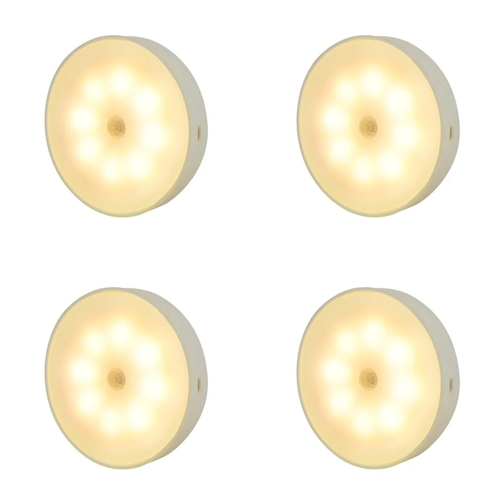 Puck Light Motion Sensor USB Rechargeable Stick-On Mounting