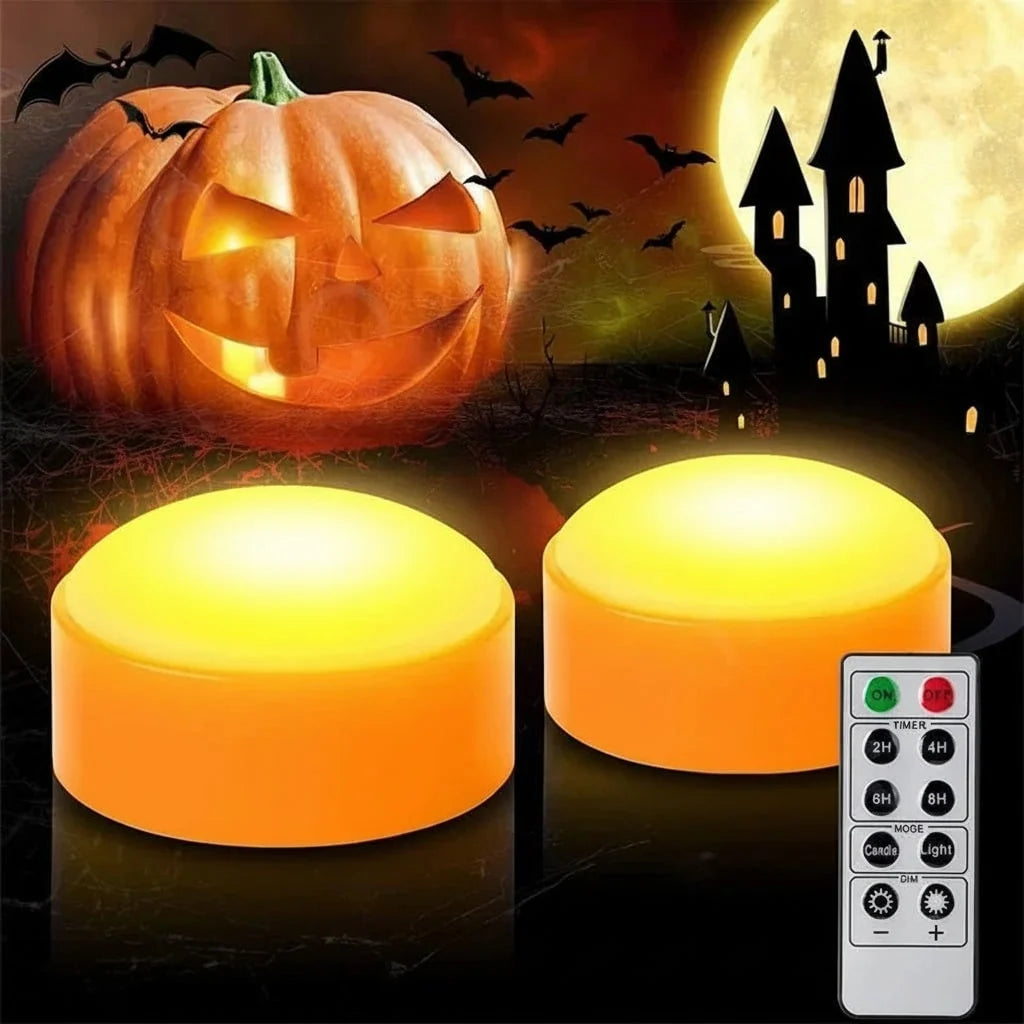 Puck Lights Battery-Operated Remote-Controlled LED Heredity