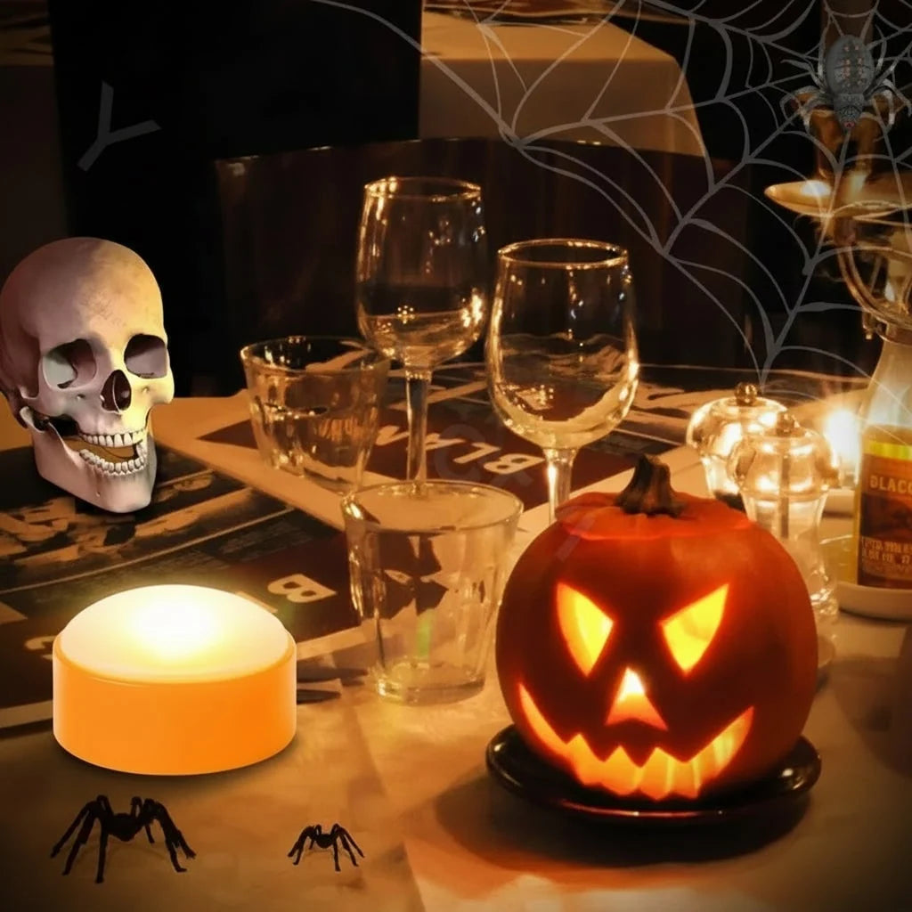 Puck Lights Battery-Operated Remote-Controlled LED Heredity