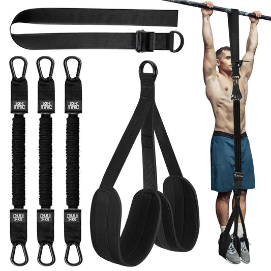 Pull Up Assist Band Double Foot System Reinforced Hooks