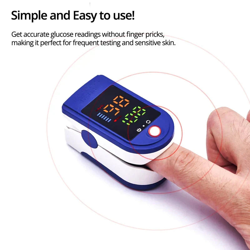 Pulse Oximeter Fingertip HD LED Display Oxygen & Pulse Readings