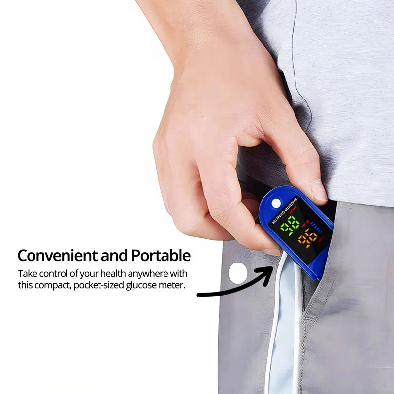 Pulse Oximeter Fingertip HD LED Display Oxygen & Pulse Readings