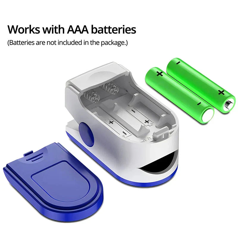 Pulse Oximeter Fingertip HD LED Display Oxygen & Pulse Readings