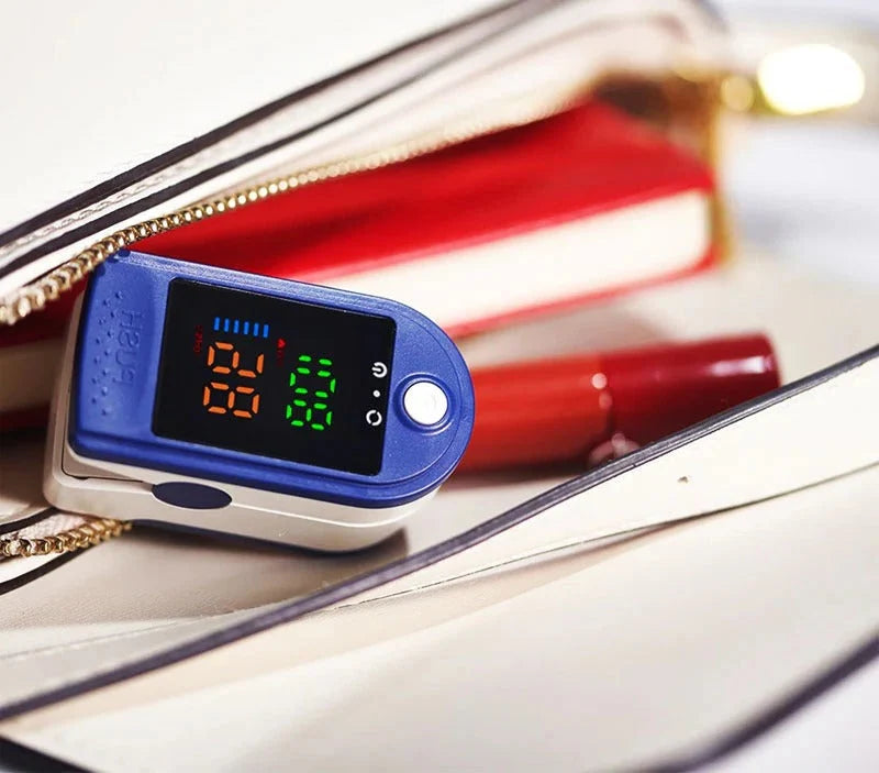 Pulse Oximeter Fingertip HD LED Display Oxygen & Pulse Readings