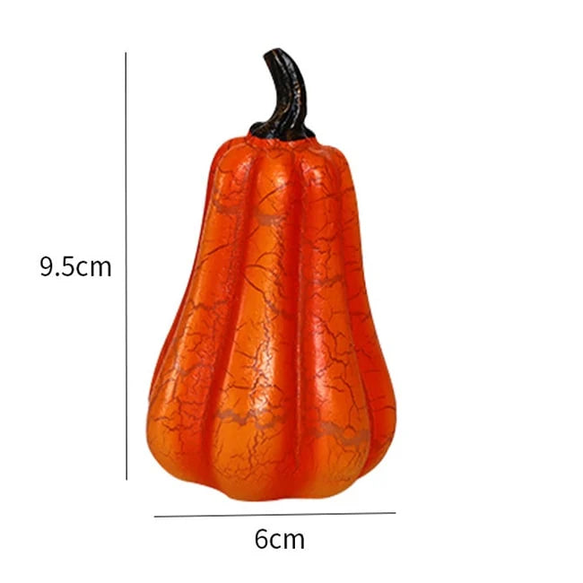Pumpkin Lights Battery-Operated LED Resin Decor