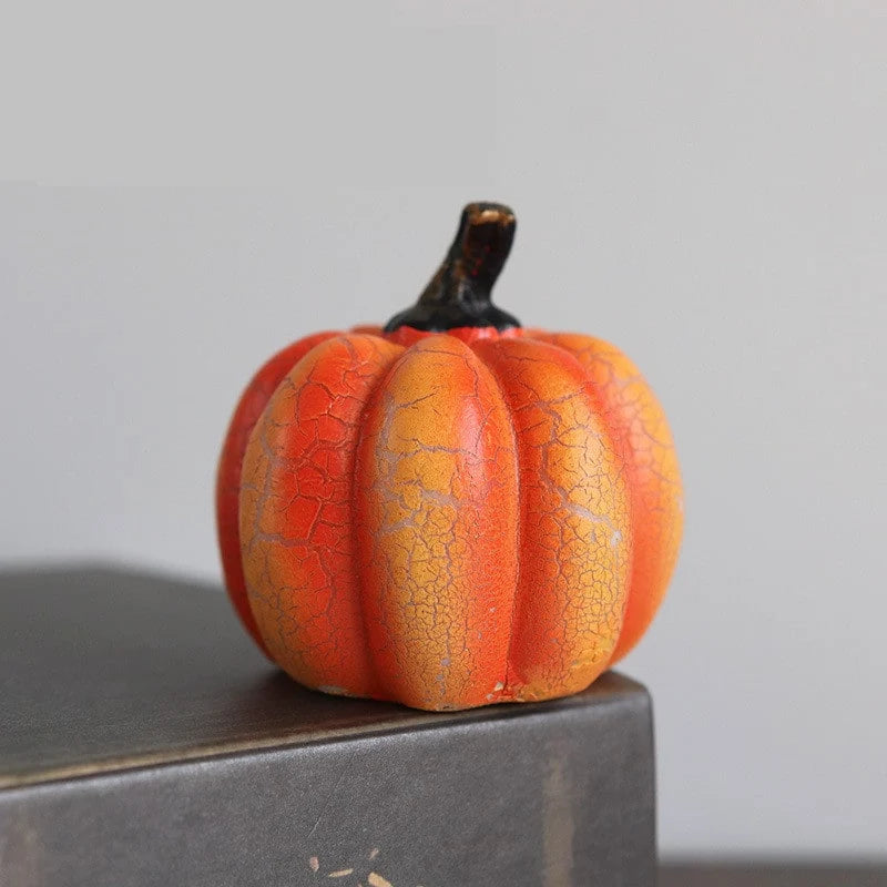 Pumpkin Lights Battery-Operated LED Resin Decor