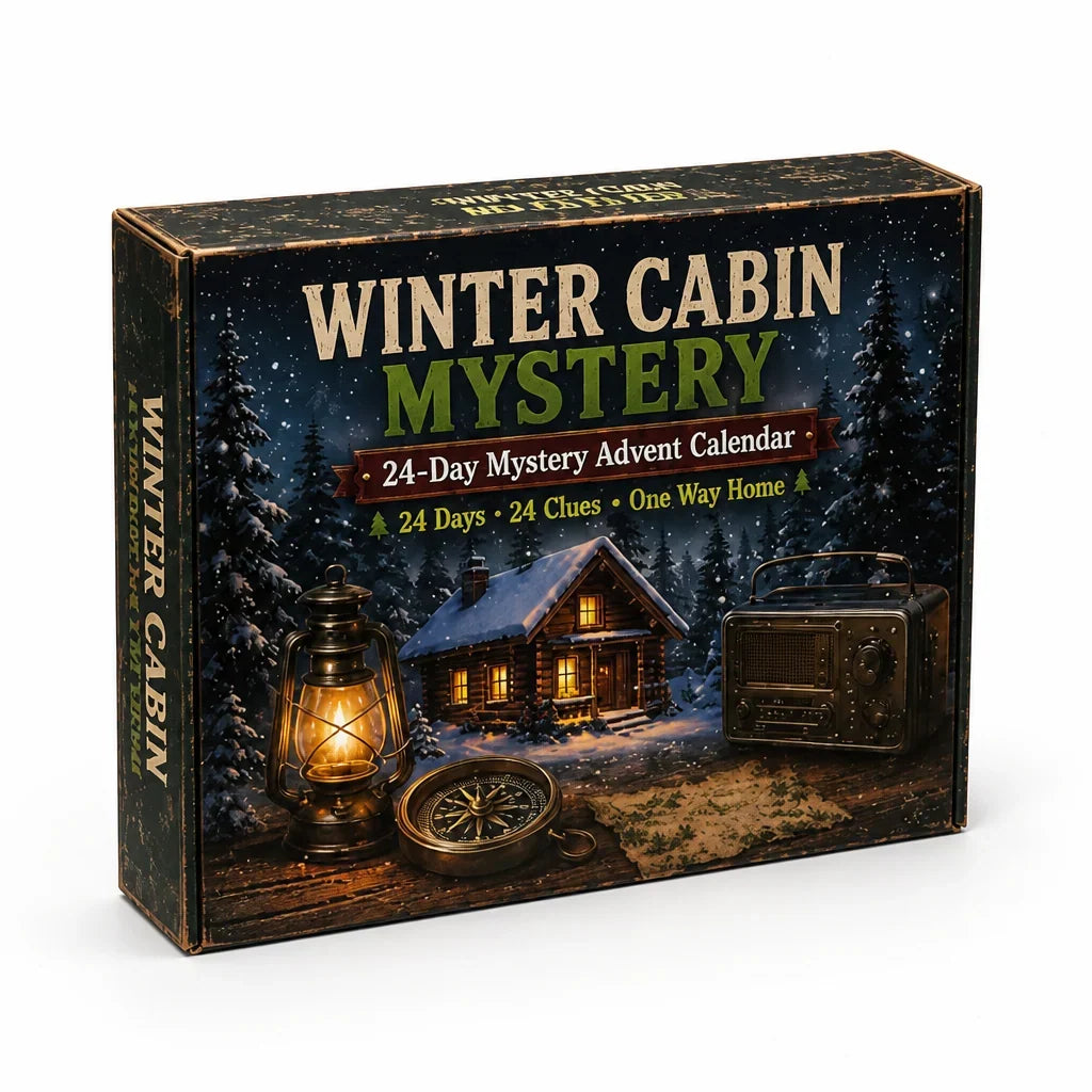 Puzzle Advent Calendar 24-Day Escape Room-Style Challenges