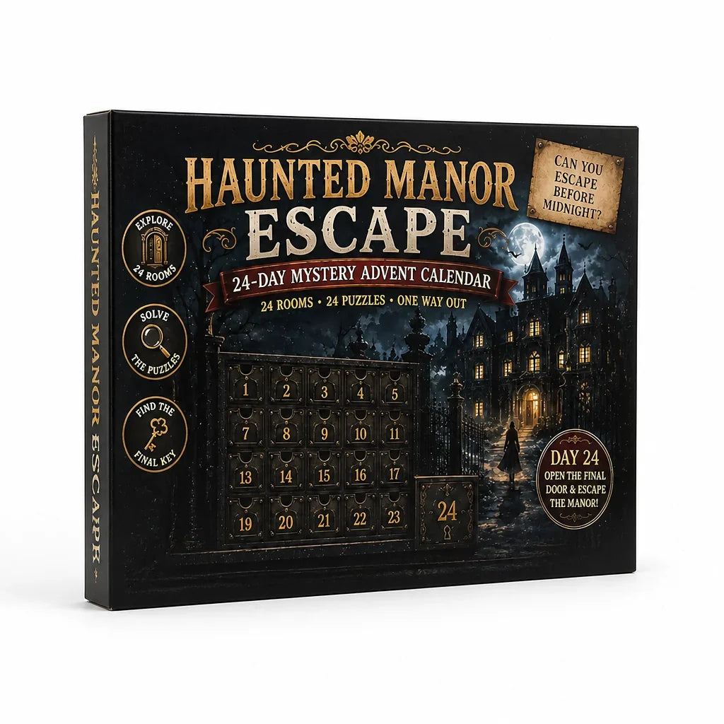 Puzzle Advent Calendar 24-Day Escape Room-Style Challenges