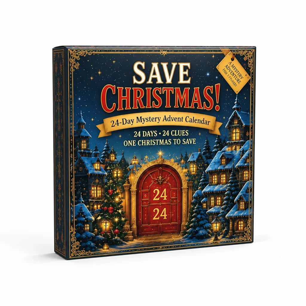 Puzzle Advent Calendar 24-Day Escape Room-Style Challenges