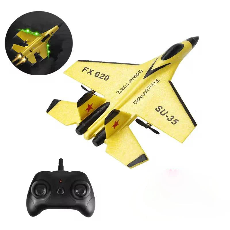 RC Airplane 3-Axis Gyro Stabilization LED Lights