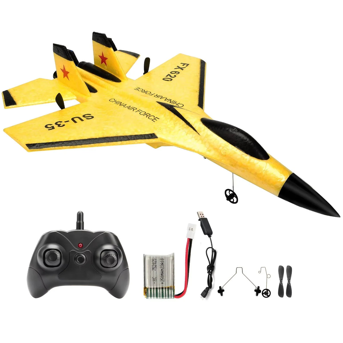 RC Airplane 3-Axis Gyro Stabilization LED Lights