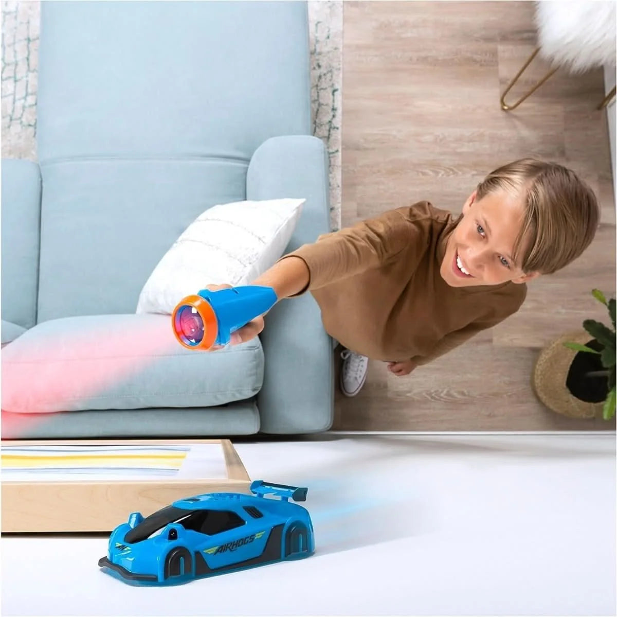 RC Car Wall & Ceiling Climbing Laser Remote LED Headlights