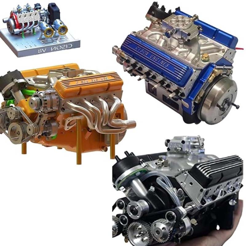 RC Engine Building Kit V8 Gasoline CDI Ignition