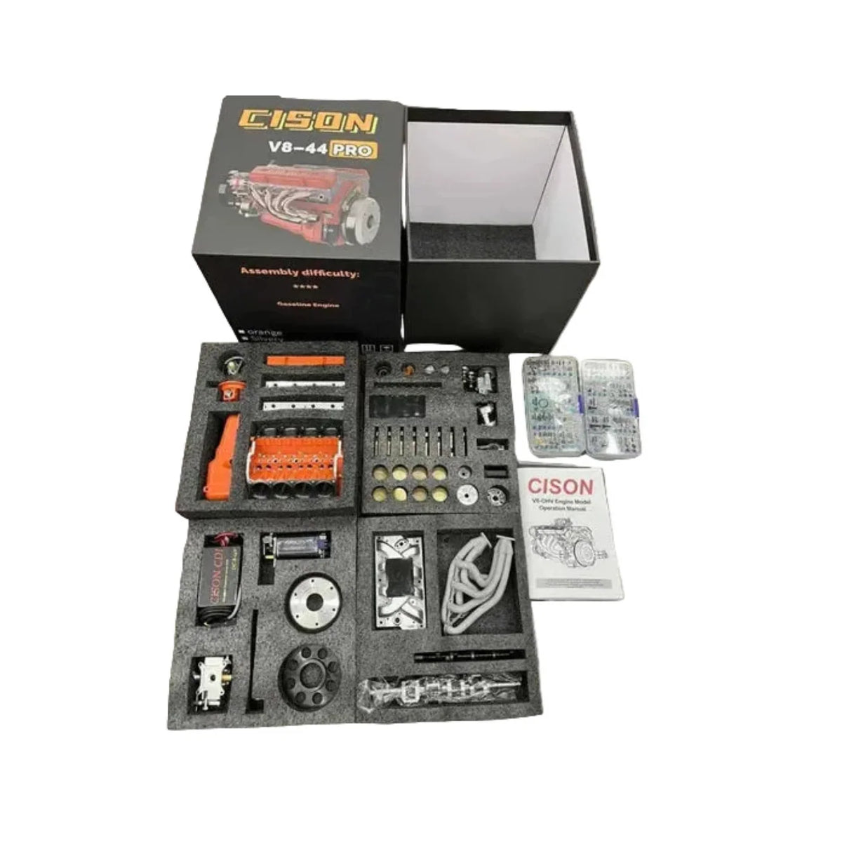 RC Engine Building Kit V8 Gasoline CDI Ignition