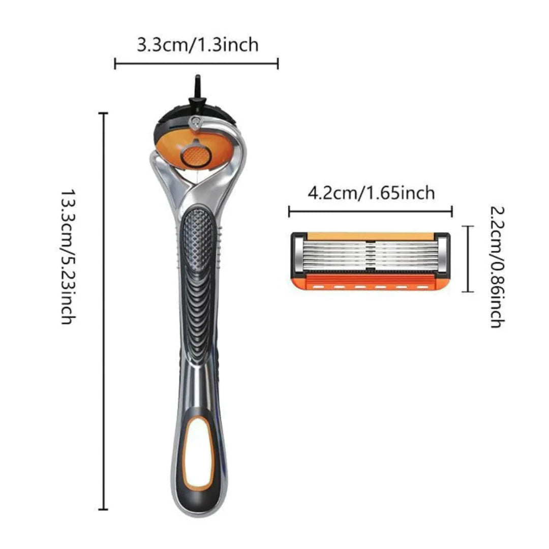 Razor Blade Set Multi-Layer Ergonomic Handle