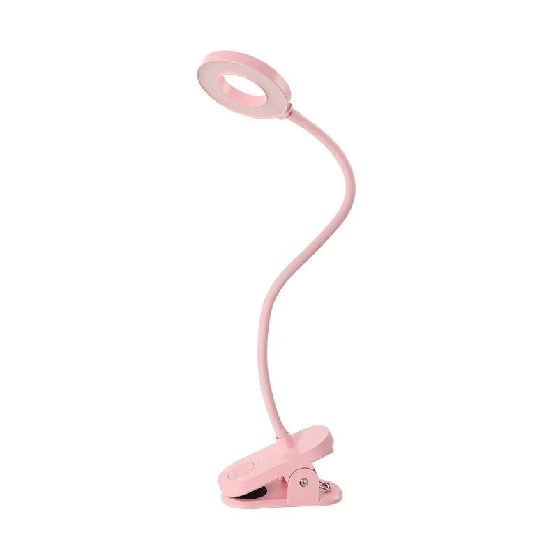 Reading Lamp Clip-On Dimmable Flexible Neck USB Powered