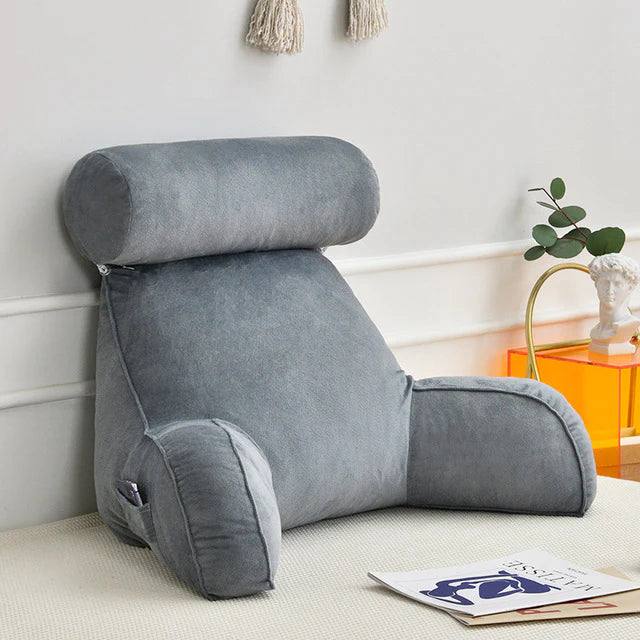 Reading Pillow Ultra-Plush Ergonomic Backrest & Armrests