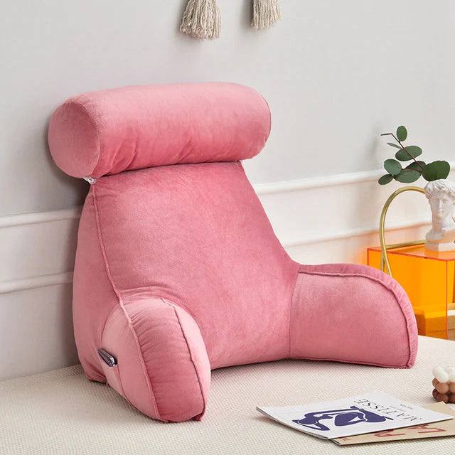 Reading Pillow Ultra-Plush Ergonomic Backrest & Armrests