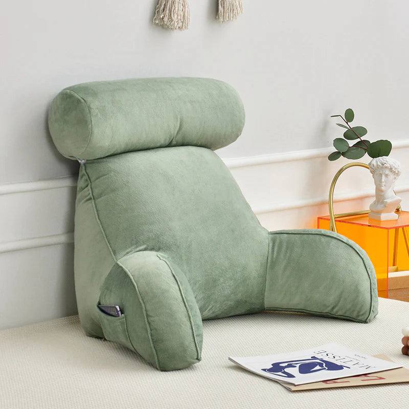 Reading Pillow Ultra-Plush Ergonomic Backrest & Armrests
