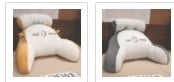 Reading Pillow Wedge Backrest Integrated Armrests Detachable Neck Roll