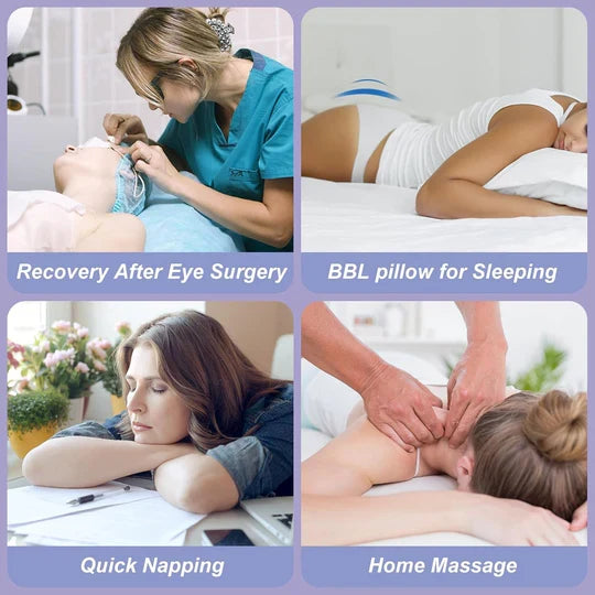 Recovery Pillow Face-Down Memory Foam Center Opening