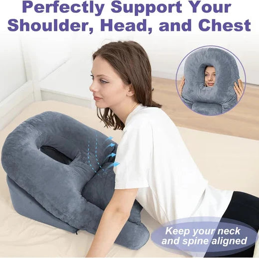 Recovery Pillow Face-Down Memory Foam Center Opening