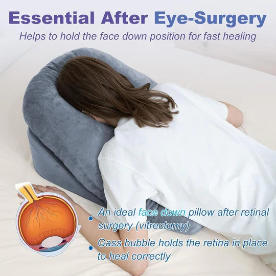 Recovery Pillow Face-Down Memory Foam Center Opening