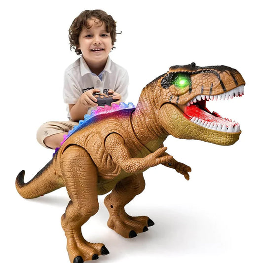 Remote Control T-Rex Walking & Roaring LED Lights