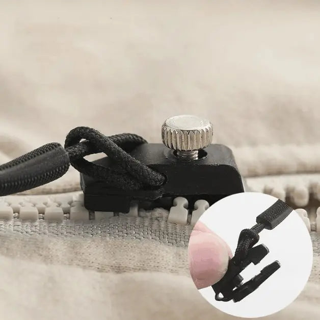 Replacement Zipper Pulls Tool-Free Clip-On Universal Fit 12-Pack
