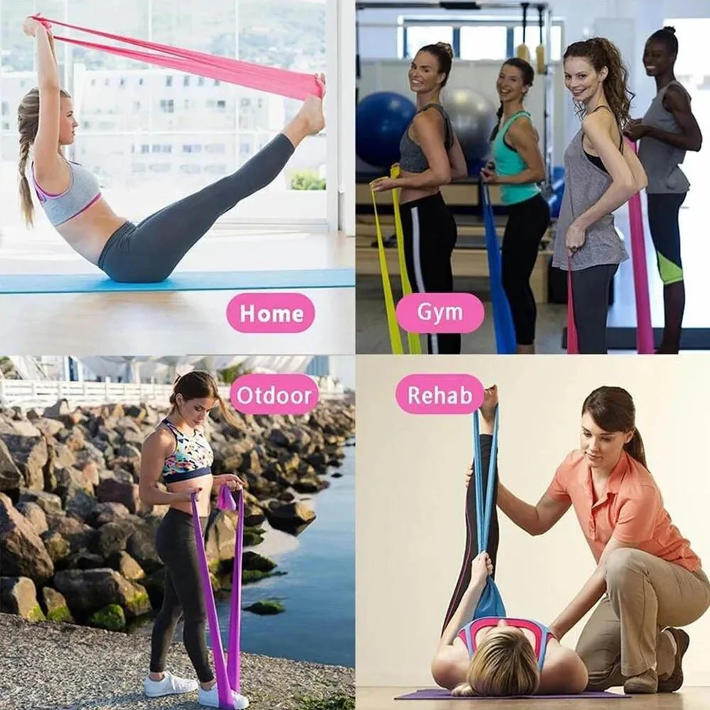 Resistance Band Latex-Free TPE Lightweight & Portable