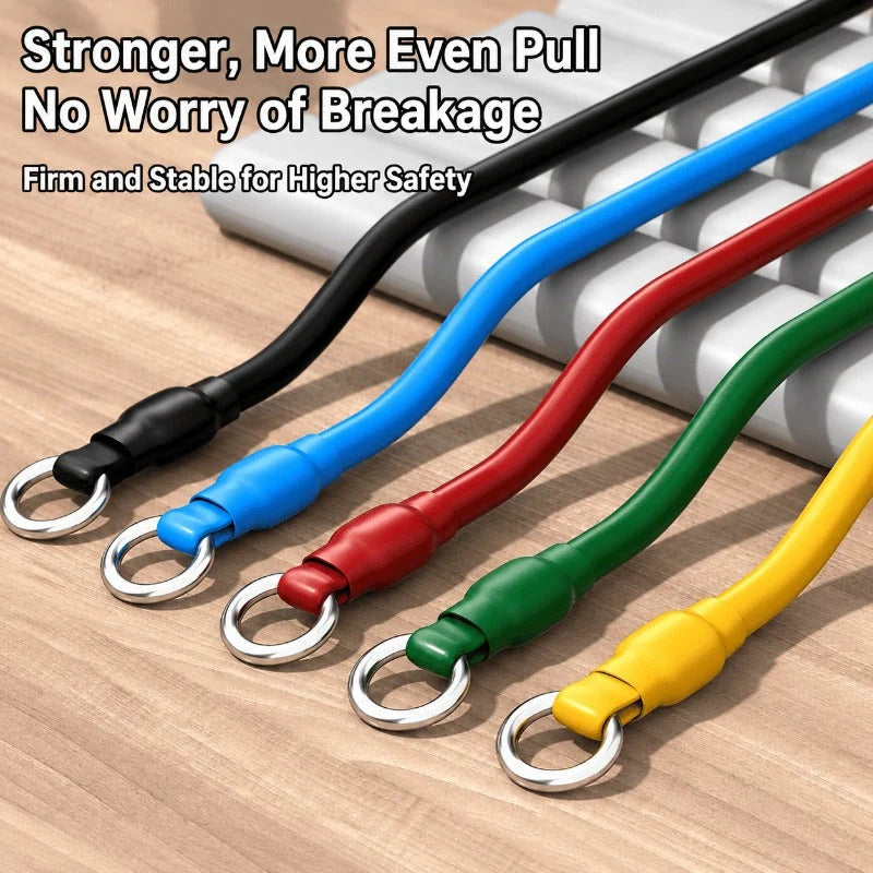 Resistance Band Set Stackable Adjustable With Door Anchor