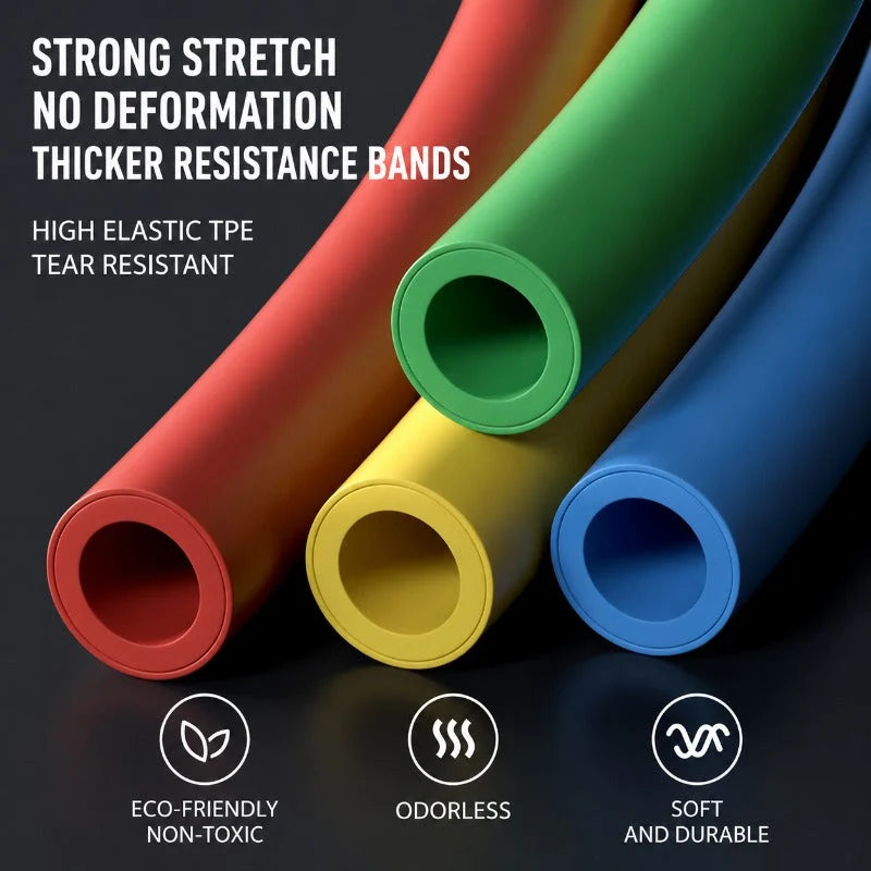 Resistance Band Set Stackable Adjustable With Door Anchor