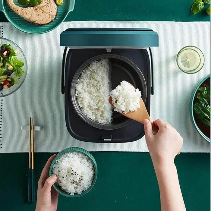 Rice Cooker Compact Steamer Tray Keep Warm