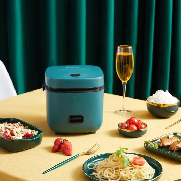 Rice Cooker Compact Steamer Tray Keep Warm