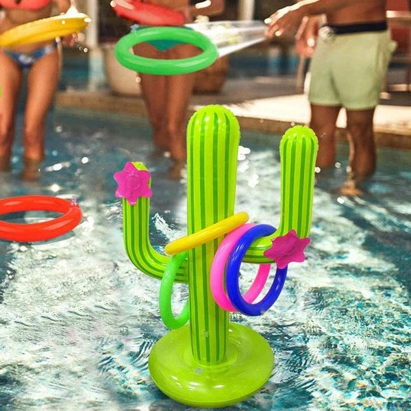 Ring Toss Game Inflatable Cactus 6 Rings Included