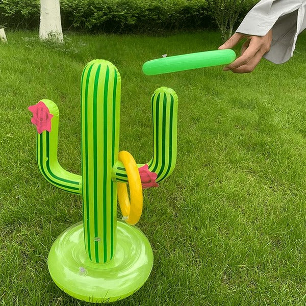 Ring Toss Game Inflatable Cactus 6 Rings Included