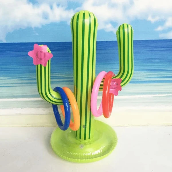 Ring Toss Game Inflatable Cactus 6 Rings Included