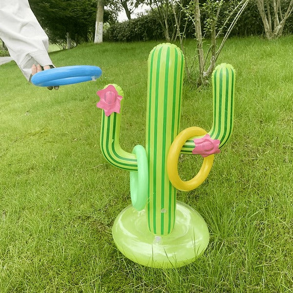 Ring Toss Game Inflatable Cactus 6 Rings Included