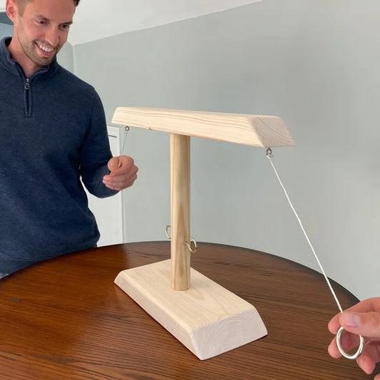 Ring Toss Game Portable Wood & Steel