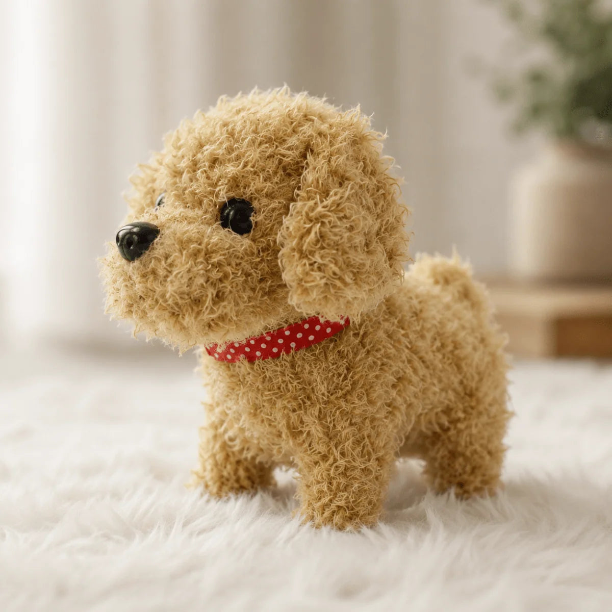 Robot Dog Toy Interactive Movement & Barking Soft Plush