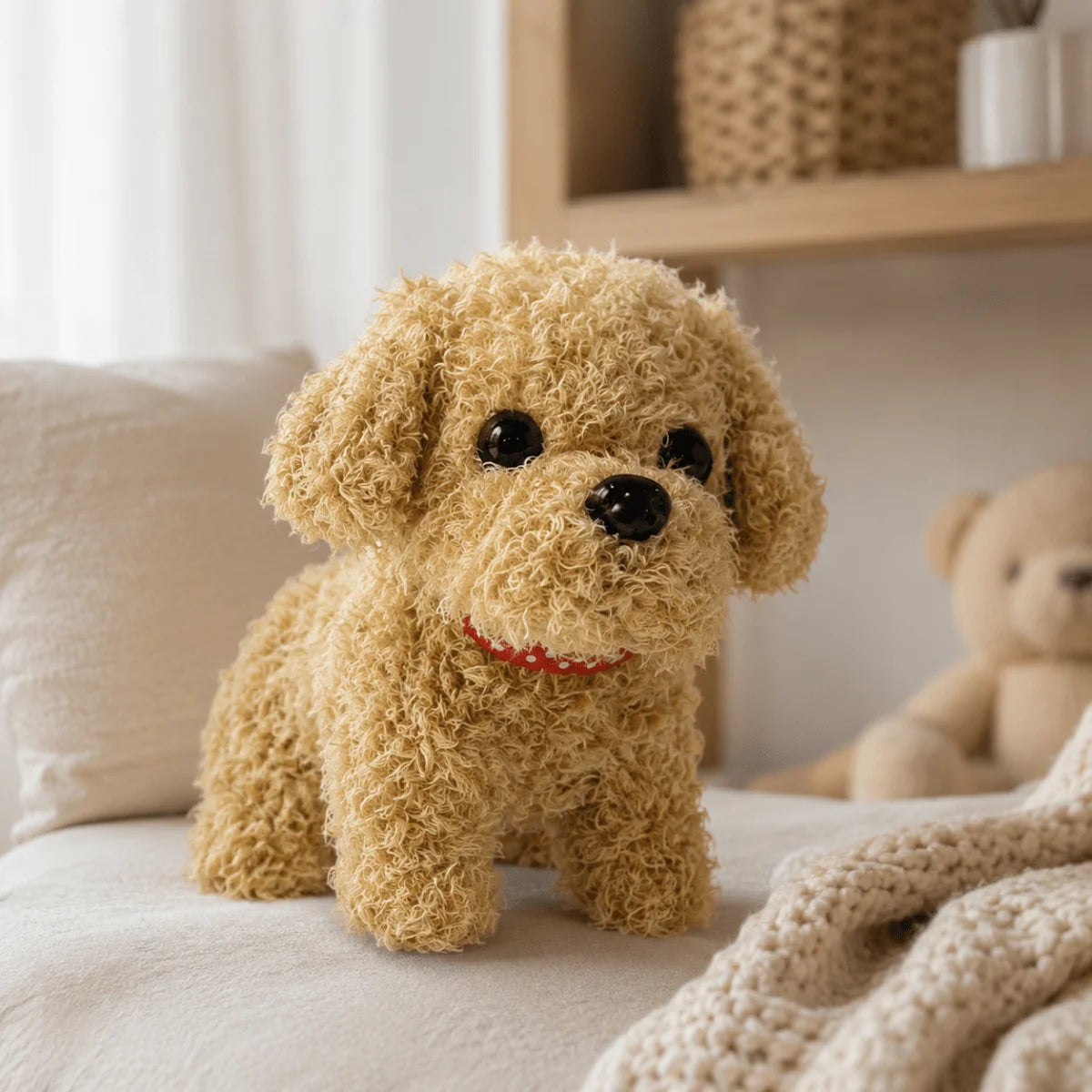 Robot Dog Toy Interactive Movement & Barking Soft Plush