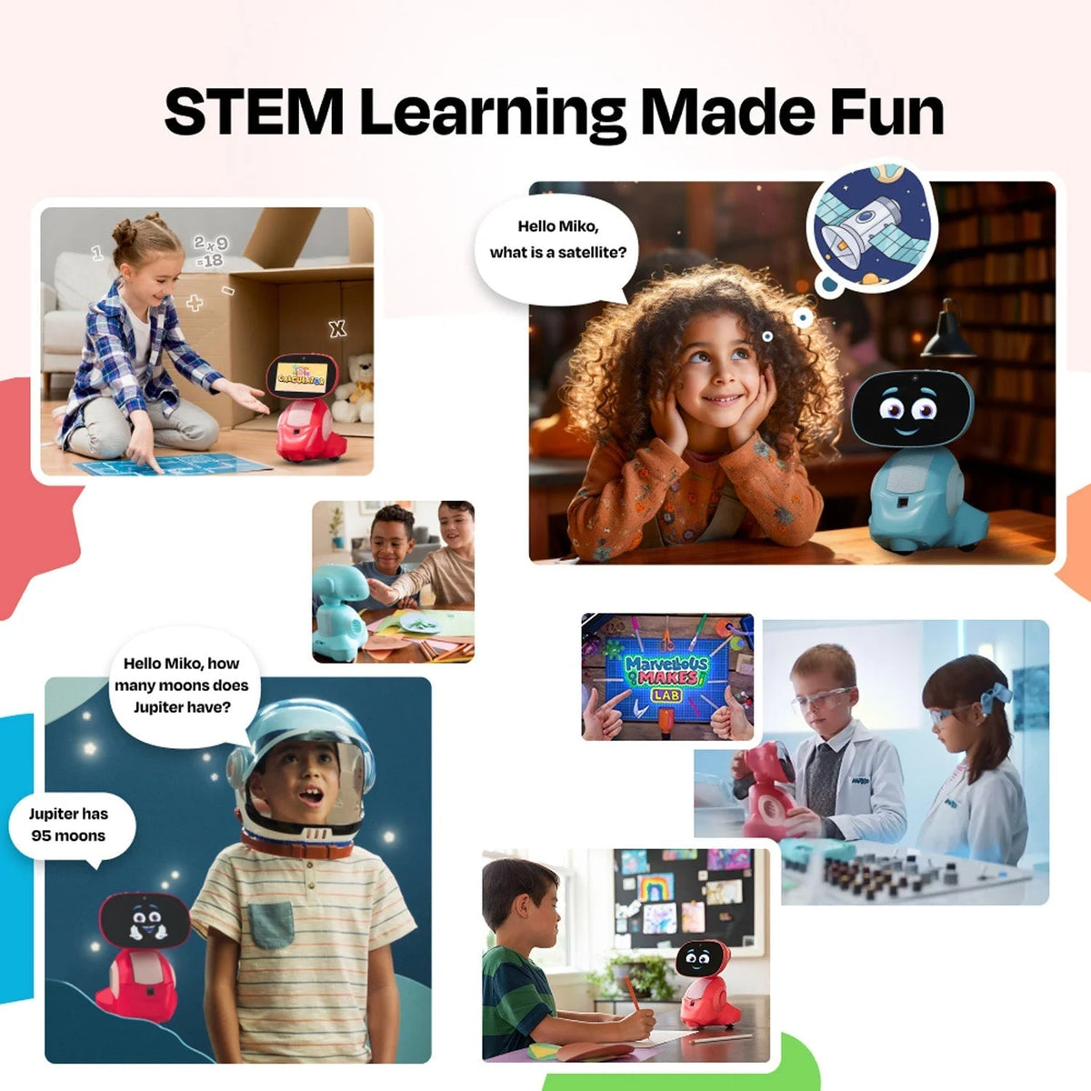 Robot Toy Face & Voice Recognition Interactive Learning