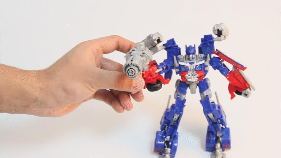 Robot Toy Vehicle & Robot Modes Flexible Joints