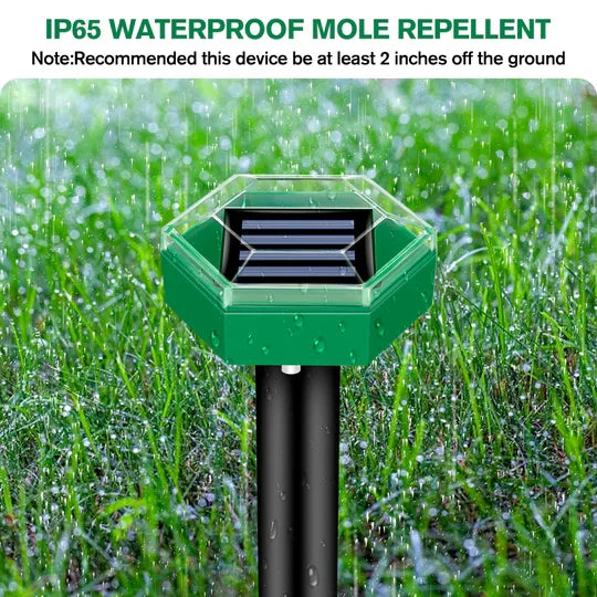 Rodent Repeller Solar-Powered Ultrasonic Spikes