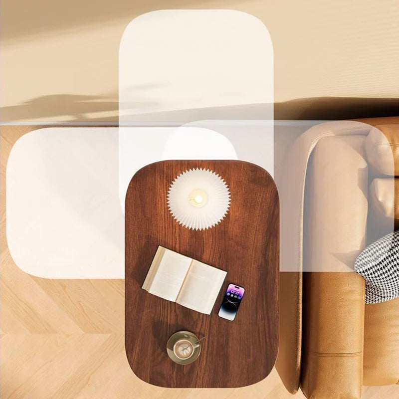 Rolling Laptop Desk Height-Adjustable 360° Rotating Tabletop