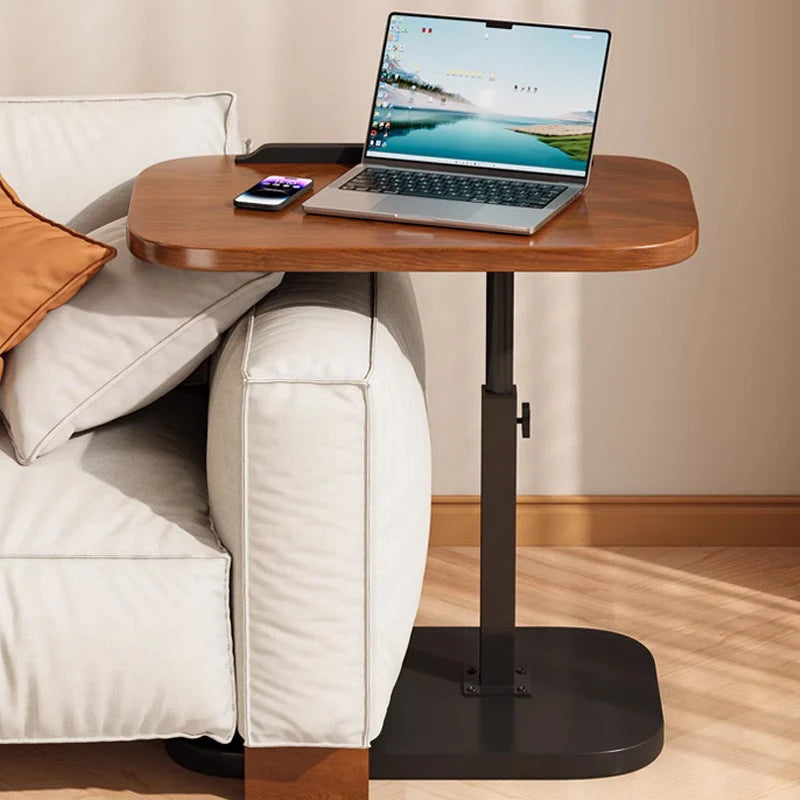 Rolling Laptop Desk Height Adjustable 360° Swivel Tabletop