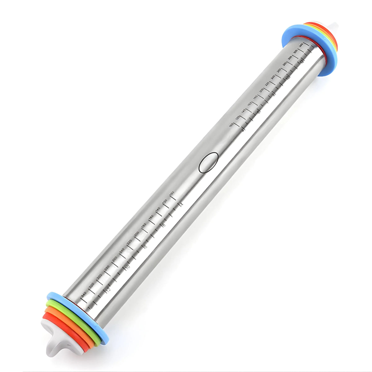 Rolling Pin Stainless Steel Adjustable Thickness Nonstick_surface